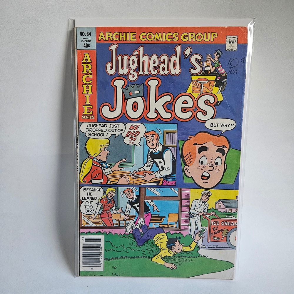 Archie Comics Jughead's Jokes No. 64 July 1979 Bronze Age Vintage Comic Book